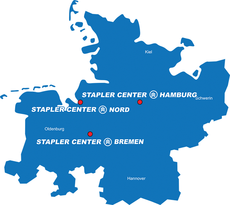 Übersichtskarte Staplercenter